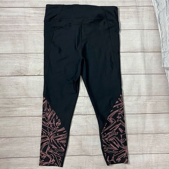 Under Armour women L heatgear pull on compression, capri leggings black - Picture 6 of 8